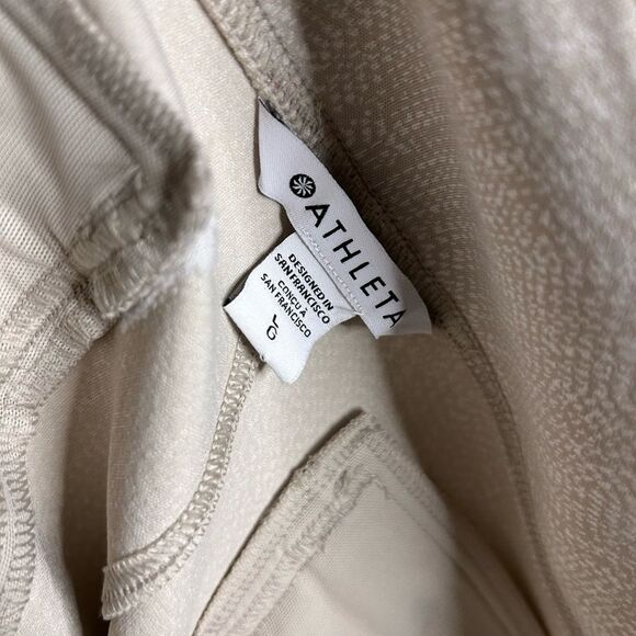 Athleta Delancey Skyline Tight in Cream Braiden Texture - Picture 14 of 15